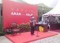 Ketua Satgas Kuratif Covid-19 Jatim Joni Wahyuhadi saat pelaksanaan vaksinasi tahap kedua untuk pengendalian Covid-19. (Foto: Rangga Aji/Tugu Jatim)