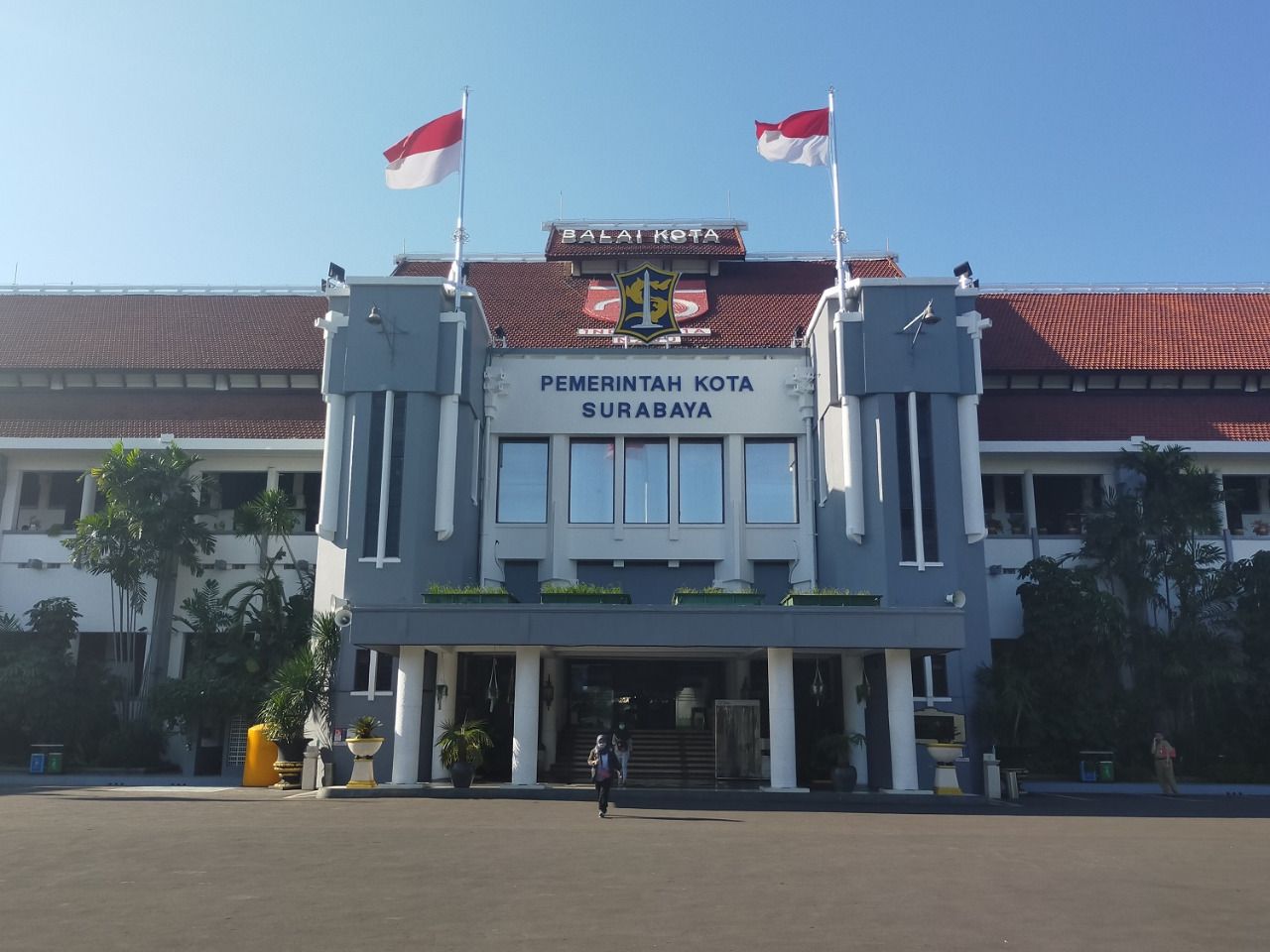 Balai Kota Surabaya. (Foto: Dokumen/Pemkot Surabaya) vaksinasi covid-19
