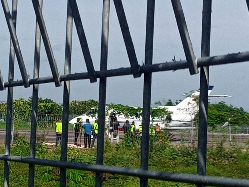 Suasana Bandara Ngloram, Blora, (Foto: Moch Abdurrcohim/Tugu Jatim)