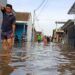 Bencana banjir di Kabupaten Kediri. Total 400 rumah terendam banjir, Kamis (7/1/2021). (Foto: Rino Hayyu/Tugu Jatim)