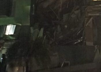 Dampak Kerusakan Gempa M6,2 berpusat 6 km timur laut Majene, Sulawesi Barat. (BPBD Kabupaten Majene)