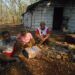 25 Tahun Huni Rumah di Tengah Hutan, Warga Bojonegoro Ini Akhirnya Punya Rumah Layak Huni 8 Rumah mbak Sarimin yang dulu terletak di tengah hutan dan tidak memiliki sumber air bersih. (Foto: Dokumen/Sumber Penceng)