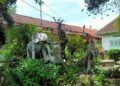 Patung Gajah Bolong yang berada di Bojonegoro dan mengandung nilai sejarah. (Foto: Mila Arinda/Tugu Jatim)