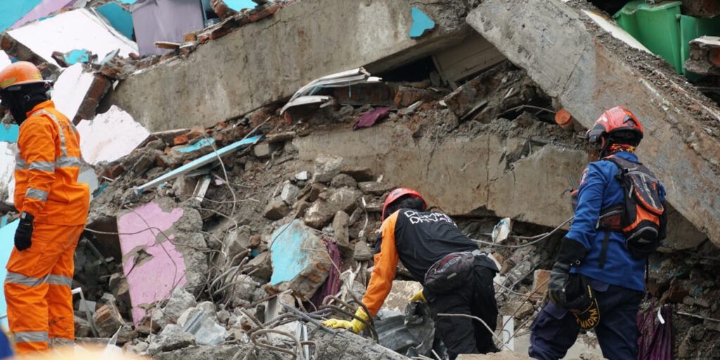 Ilustrasi gempa yang terjadi di Sulawesi Barat. (Foto: Dokumen/BNPB)