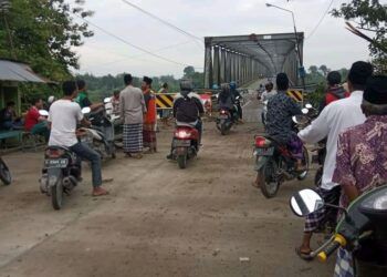 Jembatan Glendeng Tuban Kembali Dibuka, Sementara Hanya untuk Roda Dua