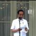 Presiden Jokowi memberikan keterangan usai divaksin pertama kali di Istana Merdeka, Rabu (13/1/2021). (Foto: YouTube/Sekretariat Presiden)