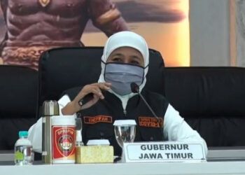Gubernur Jawa Timur, Khofifah Indar Parawansa (Dokumen/Pemprov Jatim). hasil swab corona covid-19