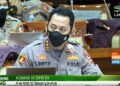 Calon Kapolri, Komjen Listyo Sigit Prabowo. (Foto: YouTube/DPR RI)