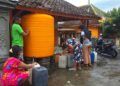 Krisis air bersih di Desa Besowo, Kecamatan Kepung, Kabupaten Kediri. (Foto: Rino Hayyu/Tugu Jatim)