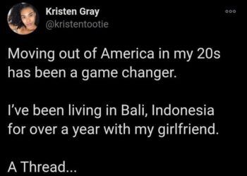 Postingan Twitter milik Kristen Grey. (Foto: Twitter/Kristen Grey)