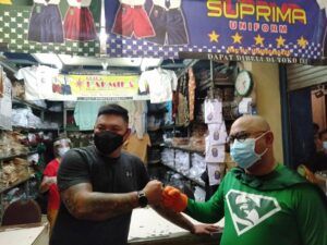 New Man Surabaya, Si Super Hero yang Jadi Ikon Protokol Kesehatan