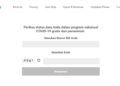 Peduli Lindungi, situs resmi dari pemerintah Indonesia untuk mengecek status pemberian vaksin COVID-19 gratis. (Foto: Dokumen)