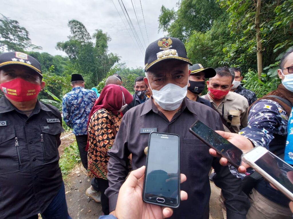 Bupati Malang, Sanusi tanggapi terkait PSBB dan PPKM yang dilakukan di Malang Raya khususnya di Kabupaten Malang. (Foto: Rap/Tugu Malang/Tugu Jatim)