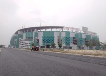 Stadion Gelora Bung Tomo Surabaya. (Foto: Rangga Aji/Tugu Jatim) stadion piala dunia u-20
