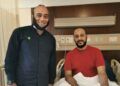 Syekh Ali Jaber (kanan) saat perawatan di RS. (Foto: Instagram Syekh Ali Jaber)