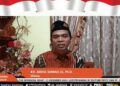 Ustaz Abdul Somad (UAS) saat acara Doa Bersama Untuk Indonesia Sehat yang digelar virtual oleh PKS. (Foto: Dokumen PKS)
