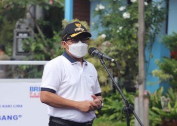 Wali Kota Malang Sutiaji menjelaskan terkait PPKM mikro. (Foto: Fen/Tugu Jatim)