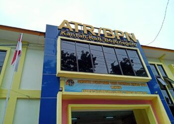Kantor ATR/BPN Bojonegoro. (Foto: Mila Arinda/Tugu Jatim)