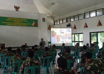 Dr Aqua Dwipayana: Laksanakan Delapan Wajib TNI dan Jangan Sakiti Hati Rakyat! 10 Pakar Komunikasi dan Motivator Nasional Dr Aqua Dwipayana saat mengisi sesi di Batalyon Kavaleri 2/Turangga Ceta Kodam IV/Diponegoro. (Foto: Dok/Tugu Jatim)