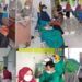 Capaian proses memberikan vaksin Covid-19 kepada tenaga kesehatan di Puskesmas Kecamatan Kepohbaru, Kabupaten Bojonegoro. (Foto: Juru Bicara Satgas Penanganan Covid-19 Kabupaten Bojonegoro/Tugu Jatim)
