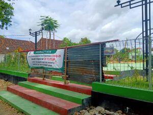 Taman Gajah Bolong Bojonegoro sementara tutup. (Foto: Mila Arinda/Tugu Jatim)