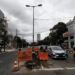 Molor, Proyek Kayutangan Heritage Malang Selesai Maret 13 Median jalan tengah di kawasan Kayutangan Heritage dibongkar. (Foto: Azmy/Tugu Jatim)