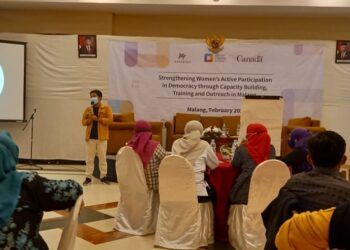 Program Gender Equality Academi (GEA) yang digelar Jumat (26/02/2021) yang bekerja sama dengan Kedutaan Besar Canada. (Foto:Dok/Tugu Jatim)