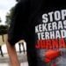 Isu terkait kebebasan pers menjadi salah satu bahasan di debat kandidat ketum dan sekjen AJI. (Foto: AJI Palu) tugu jatim