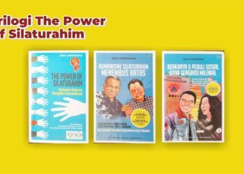 Buku Trilogi The Power of Silaturahim karya Dr Aqua Dwipayana. (Foto: Dokumen/Tugu Malang/Tugu Jatim)