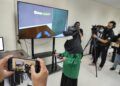 Unusa baru saja meresmikan laboratorium berbasis Virtual Reality atau Lab VR dan Microteaching, Jumat (5/2/2021). (Foto: Humas Unusa). tugu jatim