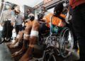 Dua pencuri di Malang yang ditembak karena dianggap melawan dengan membacok polisi yang hendak menangkapnya. (Foto: AZM/Tugu Malang/Tugu Jatim)