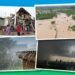 Pemanasan Global, Suhu Iklim Indonesia Naik 0,03 Derajat Celsius per Tahun 8 Foto kolase bencana akibat dampak dari pemanasan global. (Foto: BMKG) tugu jatim