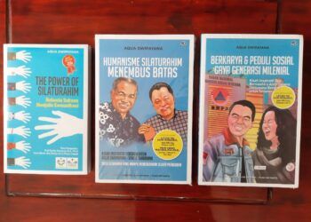 Trilogi buku dari karya Pakar Komunikasi dan Motivator Nasional Dr Aqua Dwipayana. (Foto: Dok/Tugu Jatim)