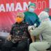 Vaksinasi, Sanusi: Tak Terasa Apa-Apa, Hanya Dingin! 8 Bupati Malang Terpilih Muhammad Sanusi tengah vaksinasi sinovac tahap kedua. (Foto:Rap/Tugu Jatim)
