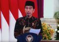 Presiden Joko Widodo (Jokowi) saat peluncuran Bank Syariah Mandiri di Istana Negara, Senin (1/2/2021). (Foto: YouTube/Sekretariat Negara) tugu jatim