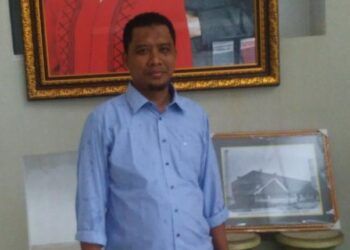 Sekretaris Ikhwan Nurhadi, Sekretaris PDM Kabupaten Kediri selaku ketua tim penelusuran Muhammadiyah Kabupaten Kediri. (Foto: NOE/Tugu Jatim) sejarah muhammadiyah di kediri