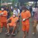 Tiga pelaku carok di Malang yang menewaskan 2 orang. (Foto: Rap/Tugu Malang/Tugu Jatim)