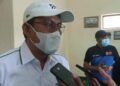 Ketua PHRI Tuban, Mirza Ali Mansur saat pres confrens dengan awak media. (Foto: Mochamad Abdurrochim/Tugu Jatim)