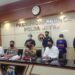 Polda Jatim Bekuk Muncikari Kasus Prostitusi Online di Bawah Umur 8 Wakil Kepala Polda Jatim, Brigjen Pol Slamet Hadi Supraptoyo sedang menjelaskan kronologi kasus prostitusi online di bawah umur yang berhasil dibekuk Ditreskrimsus Polda Jatim. (Foto: Rangga Aji/Tugu Jatim)
