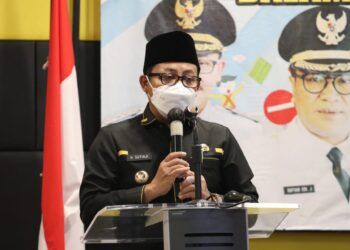 Wali Kota Malang, Sutiaji mewacanakan bakal memberikan reward atau hadiah bagi para vaksinator COVID-19. (Foto: Pemkot Malang) tugu jatim pemkot malang