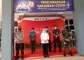 Bupati Bojonegoro bersama Forkopimda jalani suntikan vaksin sinovac di RSUD Dr. R Sosodoro Djatikoesoemo. (Foto: Humas Pemkab Bojonegoro) tugu jatim