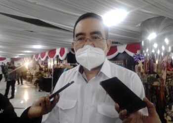 Ketua Umum Forum Komunikasi Asosiasi (Forkas) Jawa Timur  Eddy Widjanarko. (Foto: Rangga Aji/Tugu Jatim)