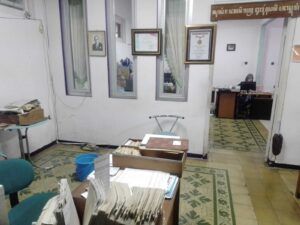 Ruang kantor majalah Panjebar Semangat. (Foto: Rangga Aji/Tugu Jatim)