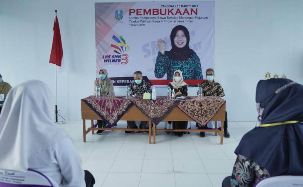 Pembukaan LKS Wilker III Provinsi Jawa Timur. (Foto: Zamzuri/Tugu Jatim)