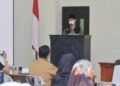 Bupati Trenggalek Gus Ipin membuka business bootcamp Perempuan Hebat Trenggalek MEROKET batch kedua. (Foto: Dokpim Trenggalek/Tugu Jatim)