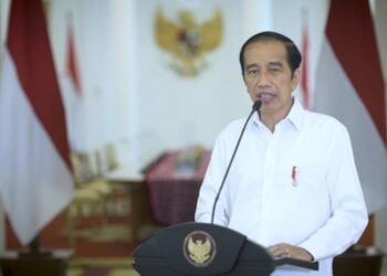 Presiden Joko Widodo (Jokowi) saat menyampaikan pernyataan di Istana Kepresidenan Bogor, Jawa Barat, Minggu (28/3/2021). (Foto: Sekretariat Presiden)