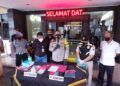 Waka Polresta Malang Kota AKBP Totok Mulyanto Diyono saat konferensi pers perkara pelaku kerusuhan dalam aksi demo peringatan International Women's Day Selasa (09/03/2021). (Foto: Azmy/Tugu Jatim)
