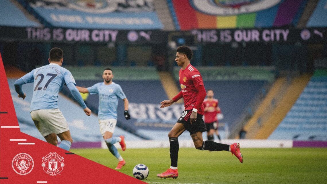 MU vs AC Milan, Rashford dan Cavani Dipastikan Absen 1 Rasford saat bertandang ke Stadion Anfield saat sebelum terkena cedera pergelangan kaki. (Foto: Twitter @ManUtd/Tugu Jatim)