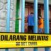 Rumah korban pembunuhan di Dampit, Kabupaten Malang, dipasangi police line. (Foto: Polres Malang/Tugu Jatim)
