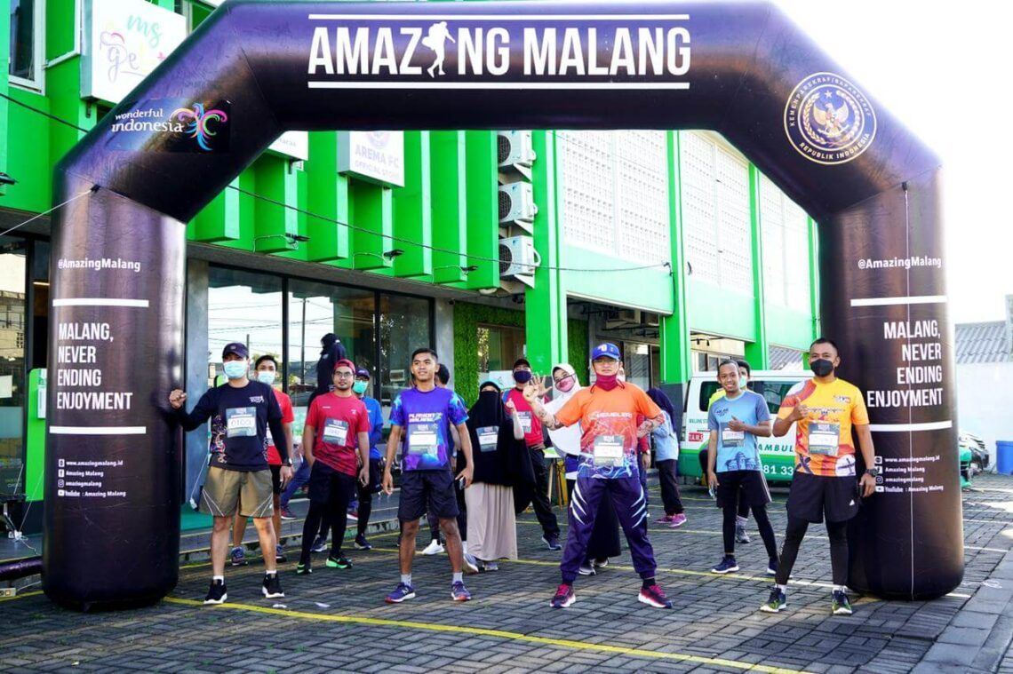 Amazing Malang RUN 2021 Resmi Dimulai, 500 Peserta Ikuti Antusias 5 Amazing Malang Run diikuti oleh 500 peserta. (Foto: Dokumen/Amazing Malang Run)